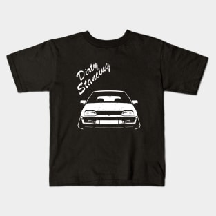 stance tuning dirty stancing very low car Kids T-Shirt